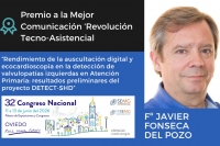 DETECT-SHD: proyecto que utiliza la IA para detectar desde Atenci&oacute;n Primaria valvulopat&iacute;as izquierdas en mayores de 65 a&ntilde;os